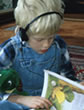 Photo of Boy with Audio Book