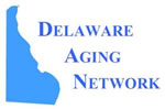 Image of the Delaware Aging Network, DAN, logo.