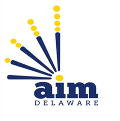 Logo for AIM Delaware.